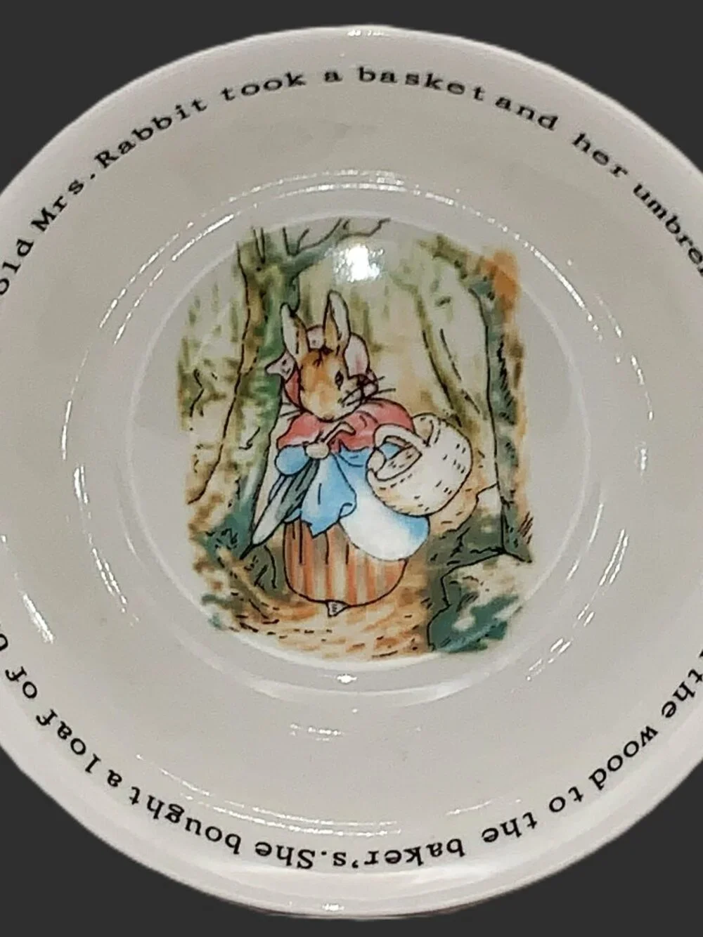 1991 Peter Rabbit‎ Beatrix Potter Wedgwood Child's Set Mug Plate Bowl NOS in Box